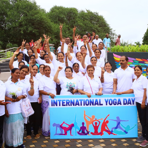 International Yoga Day At Pride World City