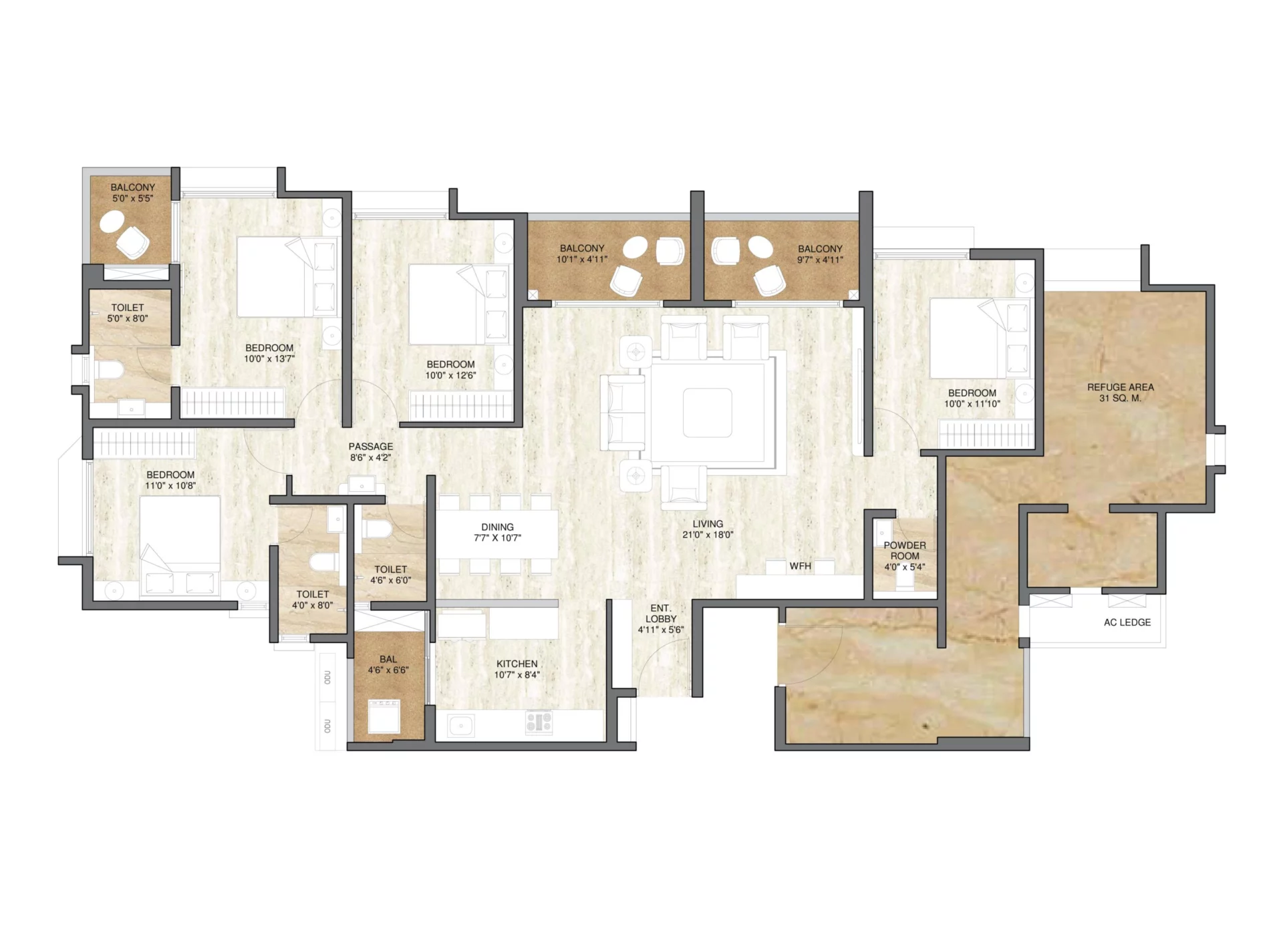 4 BHK