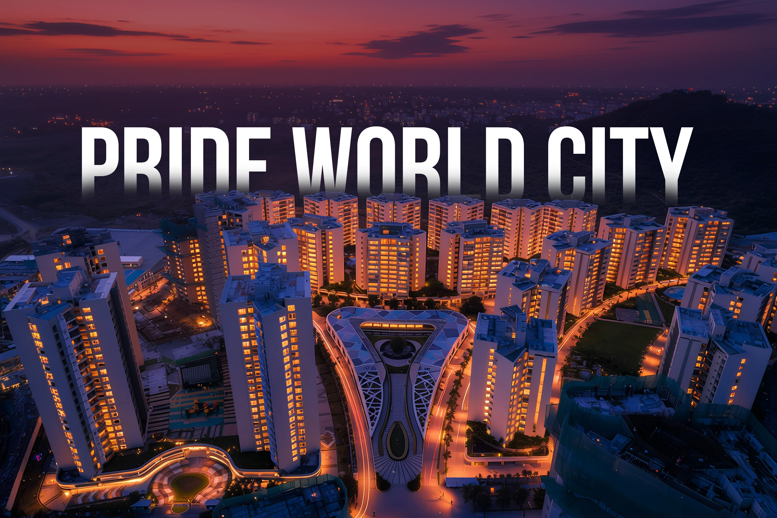 Pride World City integrated township in Charholi Pune