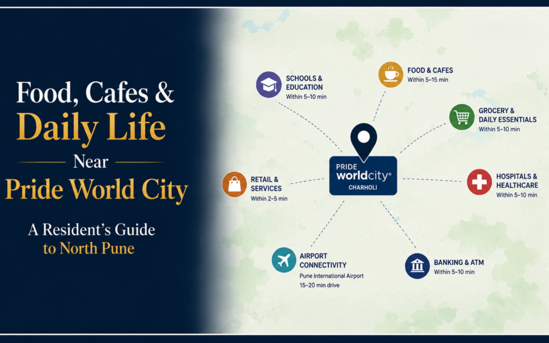 Food, Cafes & Daily Life Near Pride World City – A Resident’s Guide to North Pune